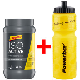 Zeige Details für PowerBar Isoactive 600g - Lemon- Isotonic Sports Drink + Trinkflasche 750ml - ONPACK Bild von PowerBar Isoactive 600g - Lemon- Isotonic Sports Drink + Trinkflasche 750ml - ONPACK
